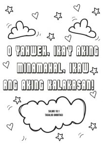 tagalog bible coloring sheet